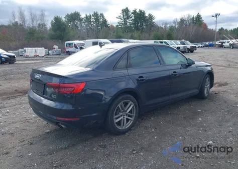 2017 Audi A4 2.0T Premium from USA, damaged, VIN WAUANAF48HN036133